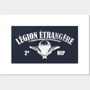 Foreign Legion Paratrooper - 2 Rep (distressed) Posters and Art